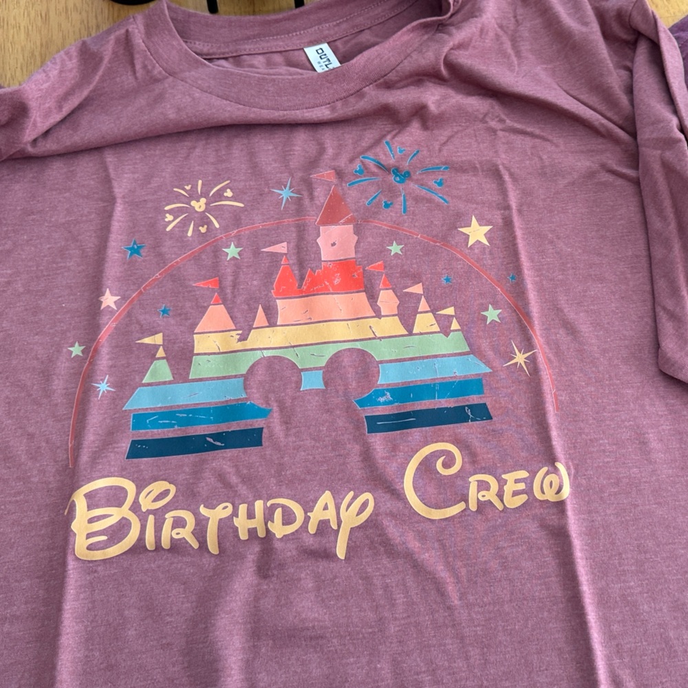 Birthday Crew Men's Short Sleeve Tee - Maroon